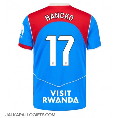 Atletico Madrid David Hancko #17 Kolmaspaita 2025-26 Lyhythihainen Atletico Madrid David Hancko #17 Kolmaspaita 2025-26 Lyhythihainen